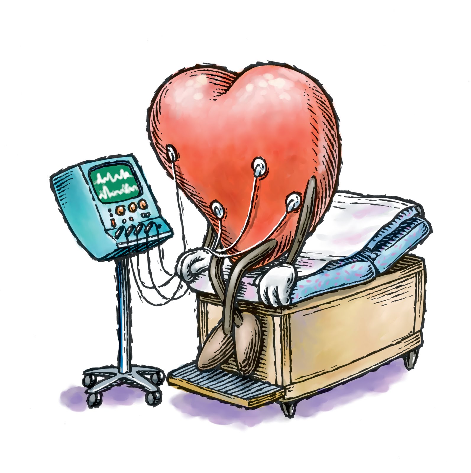 تشخيص كهرباء القلب