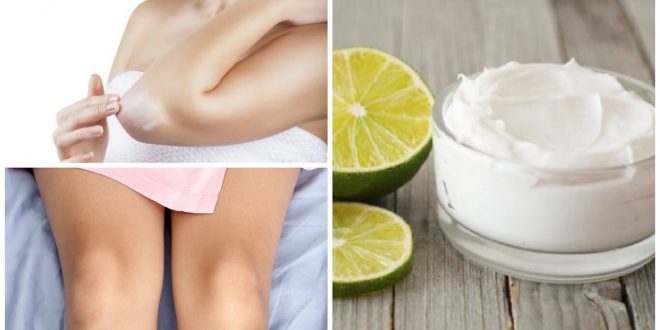 خلطات تبييض الركبة